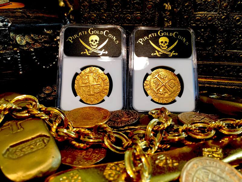 Peru 8 Escudos 1702 "1715 Plate Fleet Shipwreck" NGC 63 23