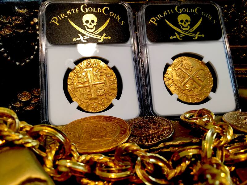 Peru 8 Escudos 1702 "1715 Plate Fleet Shipwreck" NGC 63 24