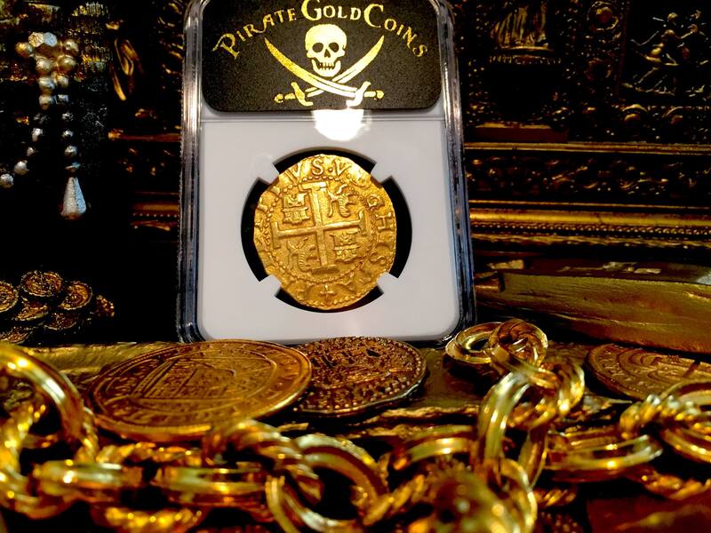 Peru 8 Escudos 1702 "1715 Plate Fleet Shipwreck" NGC 63 29