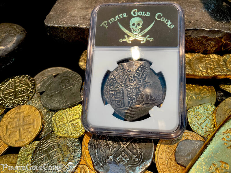 Peru 8 Reales 1704 "1715 Fleet Shipwreck" NGC 50 10