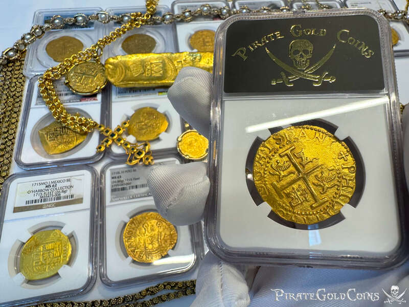 Peru 8 Escudos 1704 "2nd Finest Known! 1715 Fleet Shipwreck" NGC 62 7