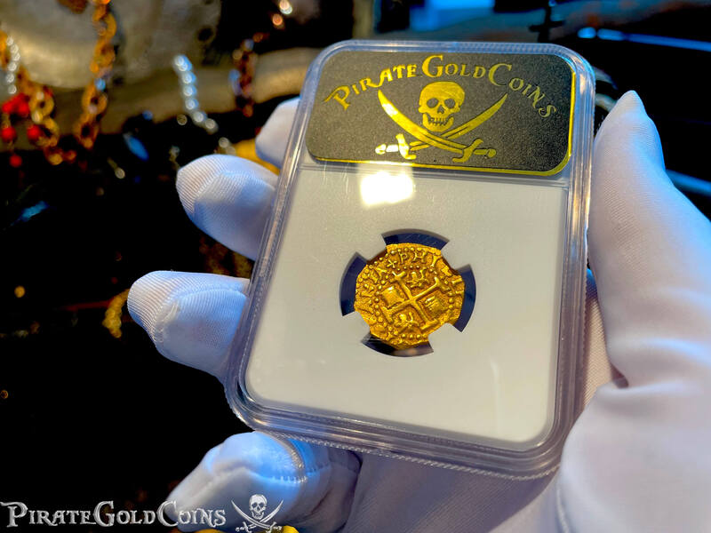 Peru 2 Escudos 1707 "1715 Plate Fleet Shipwreck" NGC 62 11