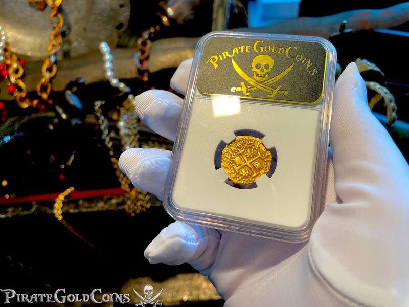 Peru 2 Escudos 1707 "1715 Plate Fleet Shipwreck" NGC 62 12