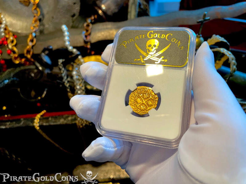 Peru 2 Escudos 1707 "1715 Plate Fleet Shipwreck" NGC 62 14