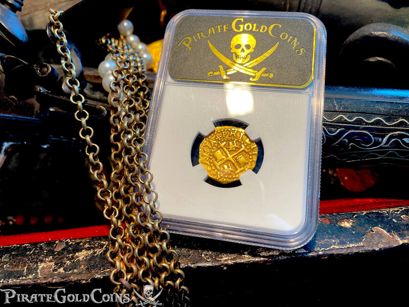 Peru 2 Escudos 1707 "1715 Plate Fleet Shipwreck" NGC 62 19