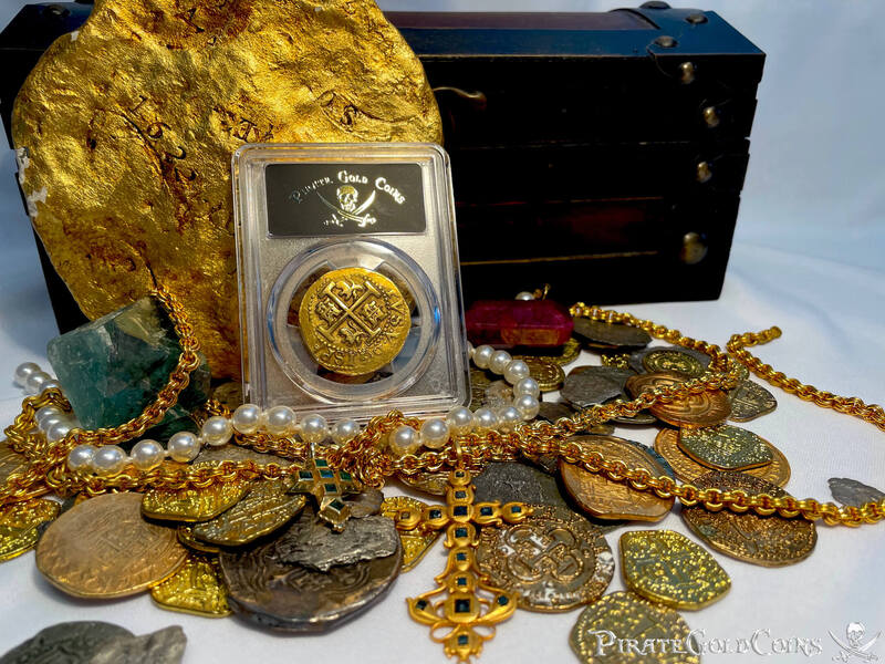 Peru 8 Escudos 1707 "Finest Known" PCGS 62 "1715 Fleet Shipwreck" 14