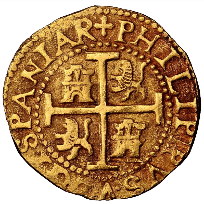 Peru 8 Escudos 1707 "Finest Kn. 1715 Fleet Shipwreck" NGC 63 9