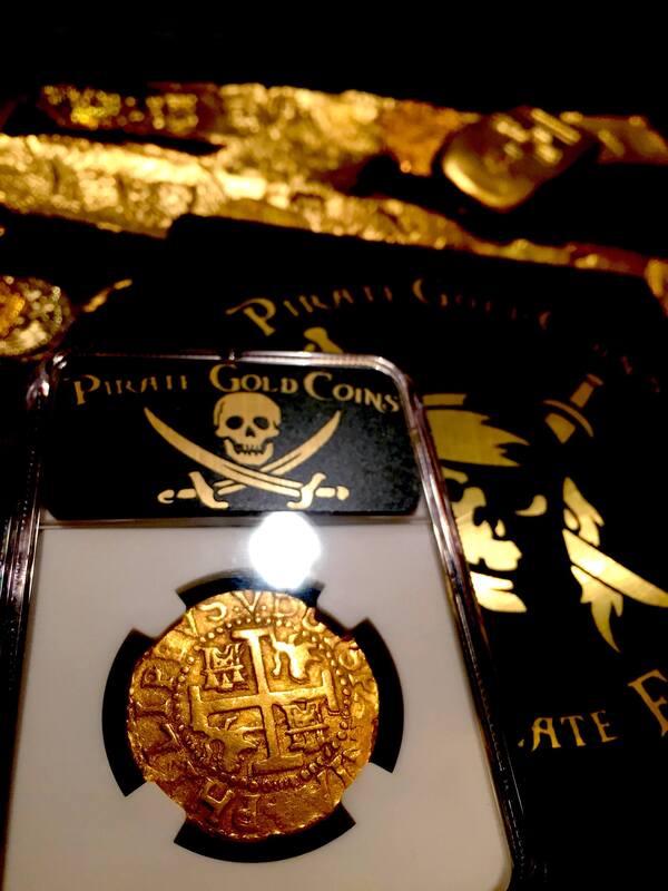 Peru 8 Escudos 1708 "1715 Fleet" NGC 55 4