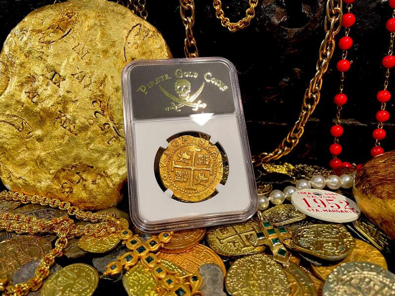 Peru  8 Escudos  1708  "1715 Plate Fleet Shipwreck"  NGC 63  Finest Known! 32