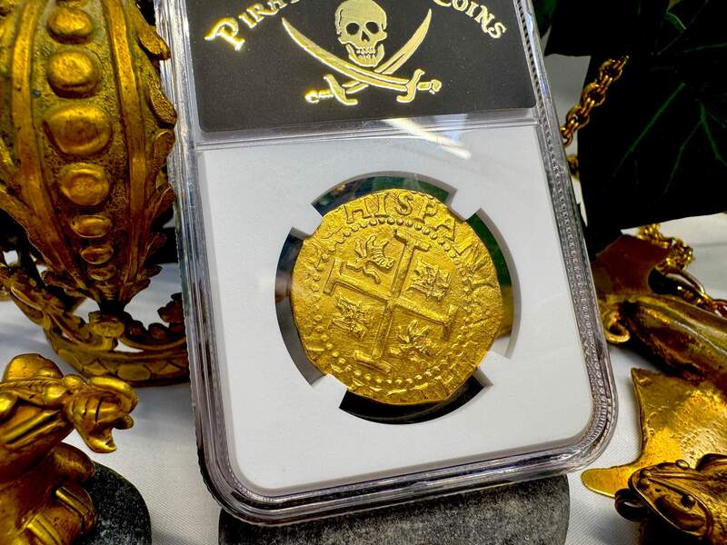 Peru 8 Escudos 1709 "1715 Fleet Shipwreck" NGC 63 20