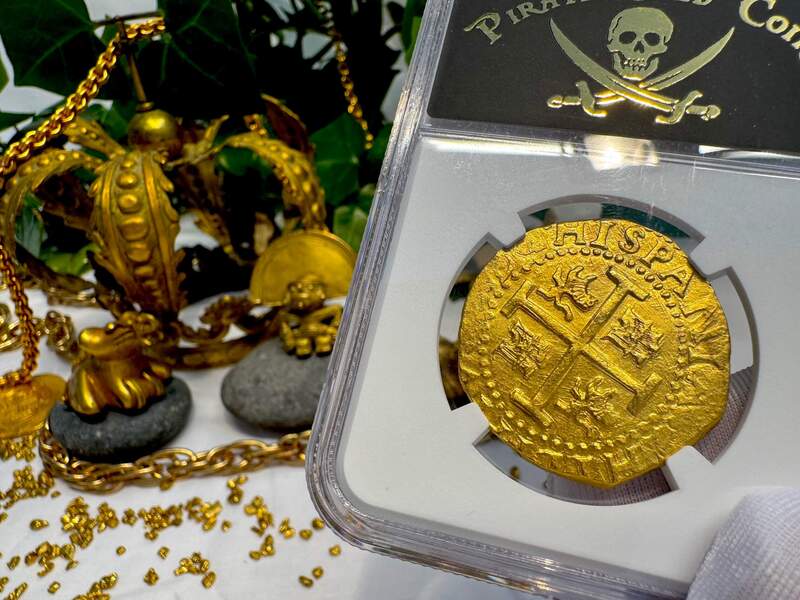 Peru 8 Escudos 1709 "1715 Fleet Shipwreck" NGC 63 31