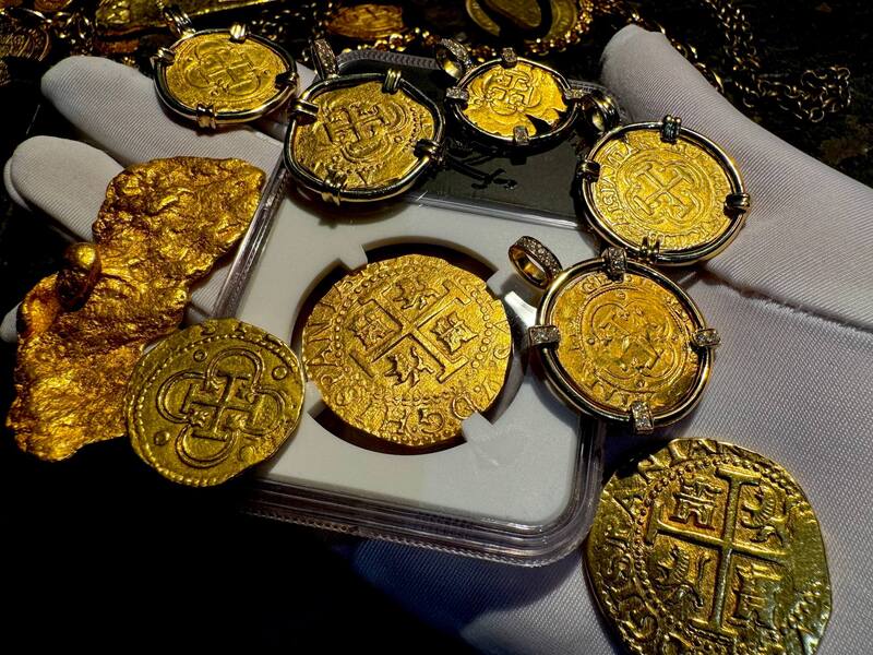 Peru 8 Escudos 1709 "Finest Known- 1715 Fleet Shipwreck" NGC 63 33