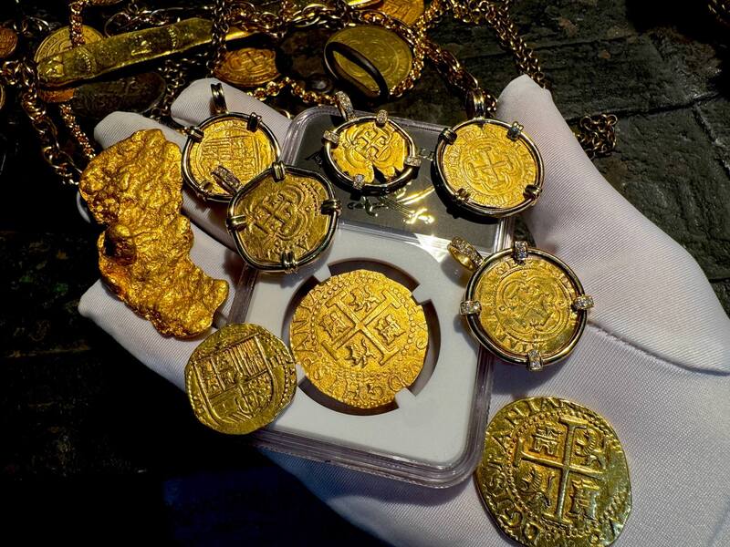 Peru 8 Escudos 1709 "Finest Known- 1715 Fleet Shipwreck" NGC 63 60