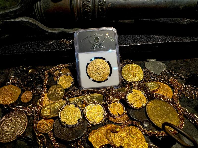 Peru 8 Escudos 1709 "Finest Known- 1715 Fleet Shipwreck" NGC 63 65