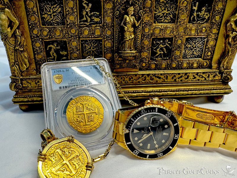 Peru 8 Escudos 1709 "2nd Finest- 1715 Fleet Shipwreck" PCGS 62 52