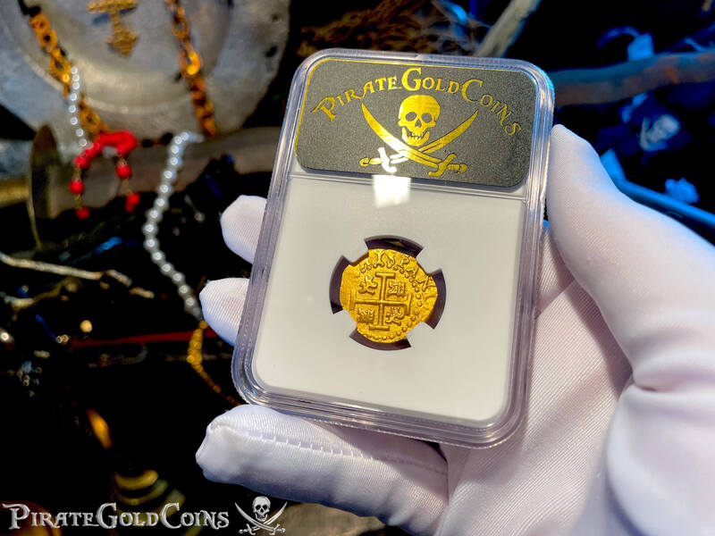 Peru 2 Escudos 1710 "Double Dated! From 1715 Fleet Shipwreck" NGC 58 9