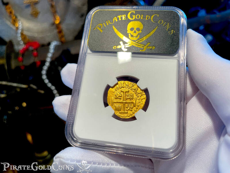 Peru 2 Escudos 1710 "Double Dated! From 1715 Fleet Shipwreck" NGC 58 10