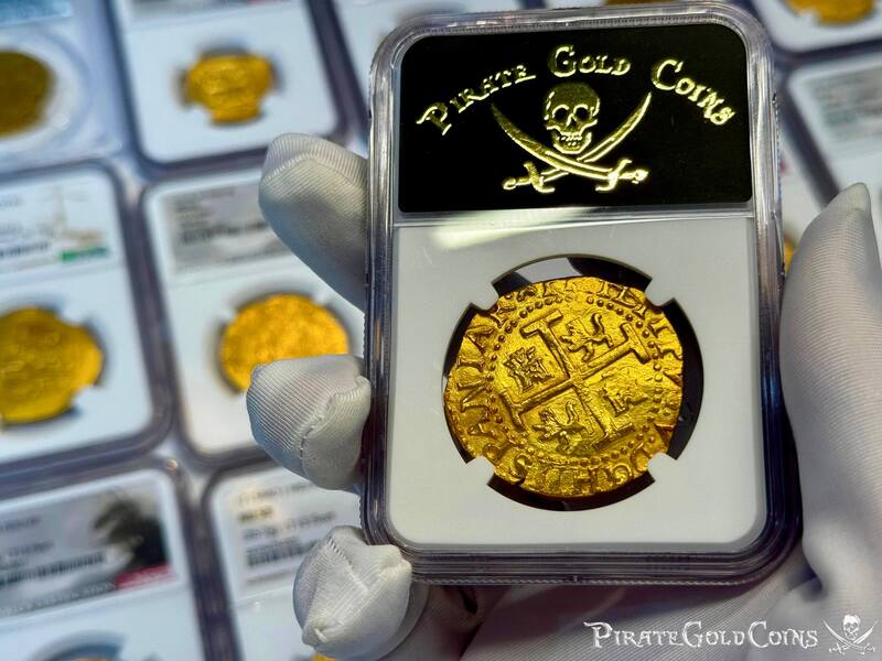 Peru 8 Escudos 1710 "Finest Known! 1715 Fleet Shipwreck" NGC 63 7