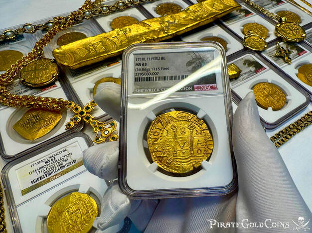 Peru 8 Escudos 1710 "Finest Known! 1715 Fleet Shipwreck" NGC 63 9