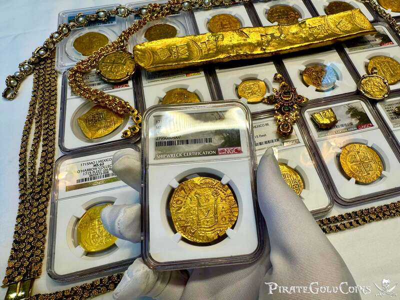 Peru 8 Escudos 1710 "Finest Known! 1715 Fleet Shipwreck" NGC 63 29