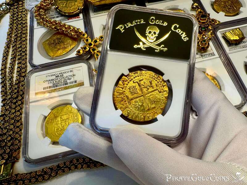 Peru 8 Escudos 1710 "Finest Known! 1715 Fleet Shipwreck" NGC 63 19