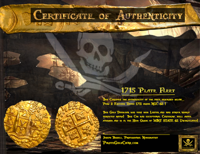 Peru 2 Escudos 1711 "1715 Plate Fleet Shipwreck" NGC 62 Only 5 Known 6