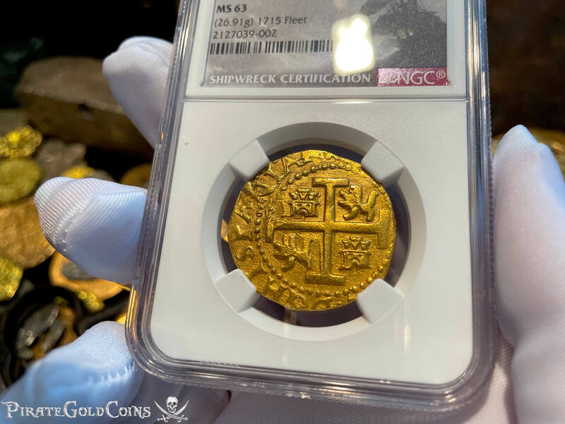 Peru 8 Escudos 1711 "1715 Fleet Shipwreck" NGC 63 9