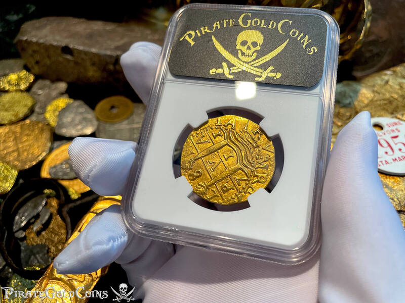 Peru 8 Escudos 1711 "1715 Fleet Shipwreck" NGC 63 11