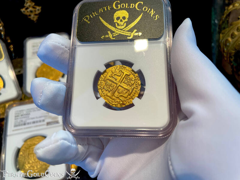 Peru 4 Escudos 1712 "Only 6 Known! 1715 Fleet Shipwreck" NGC 61 9