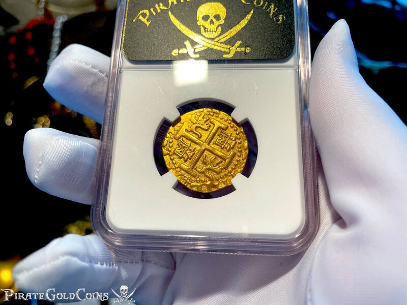 Peru 4 Escudos 1712 "Only 6 Known! 1715 Fleet Shipwreck" NGC 61 10