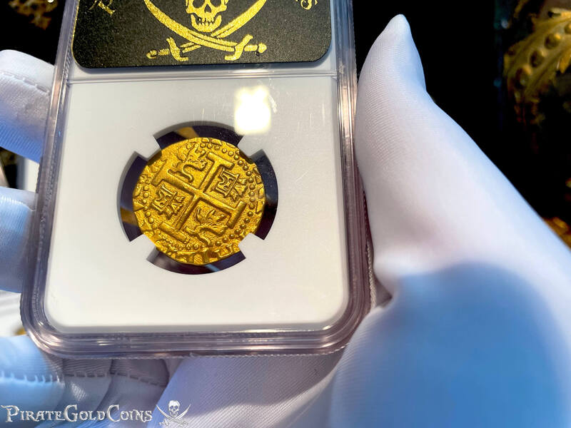 Peru 4 Escudos 1712 "Only 6 Known! 1715 Fleet Shipwreck" NGC 61 12