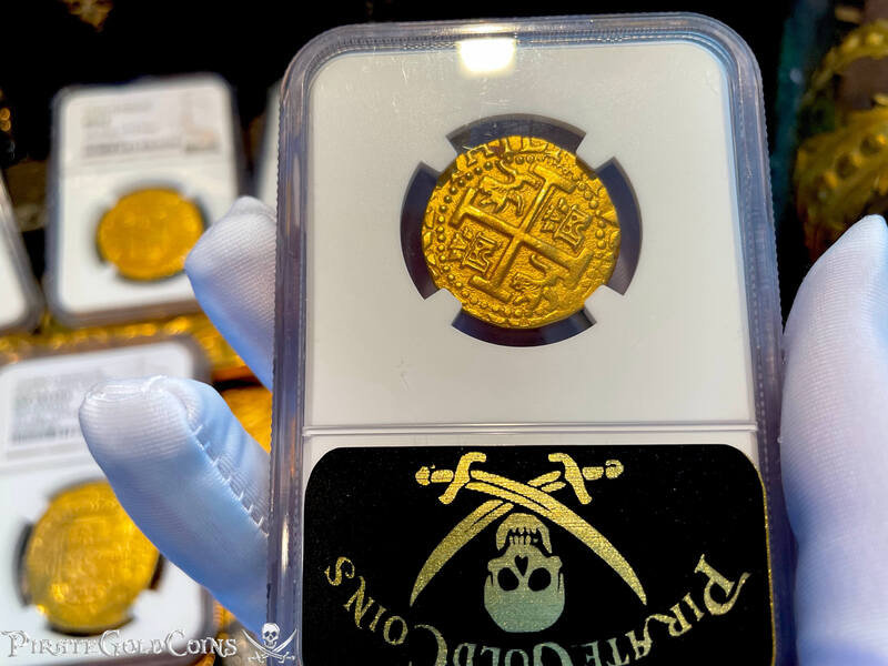 Peru 4 Escudos 1712 "Only 6 Known! 1715 Fleet Shipwreck" NGC 61 14