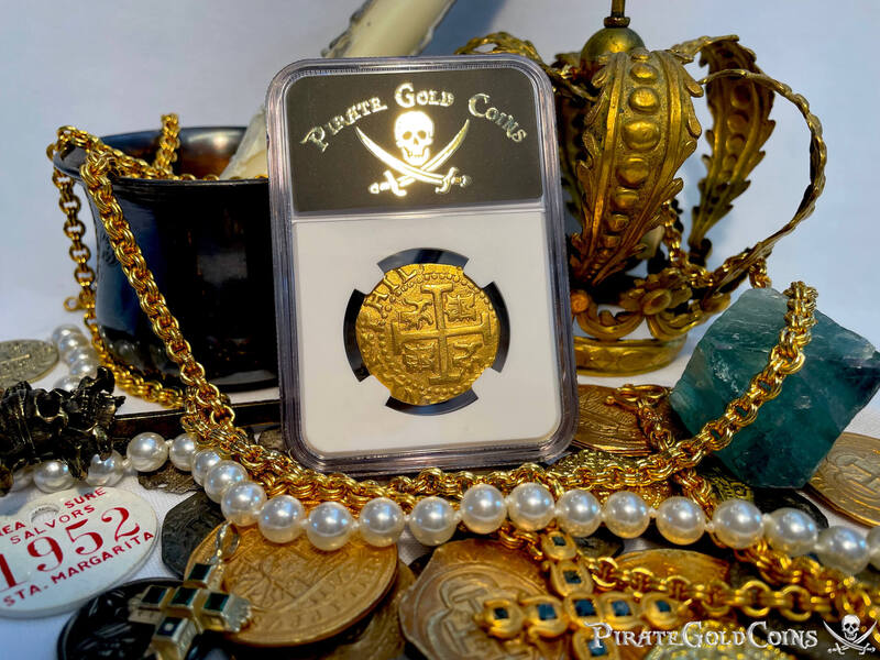 Peru 8 Escudos 1712 Double Date "1715 Fleet Shipwreck" NGC 58 4