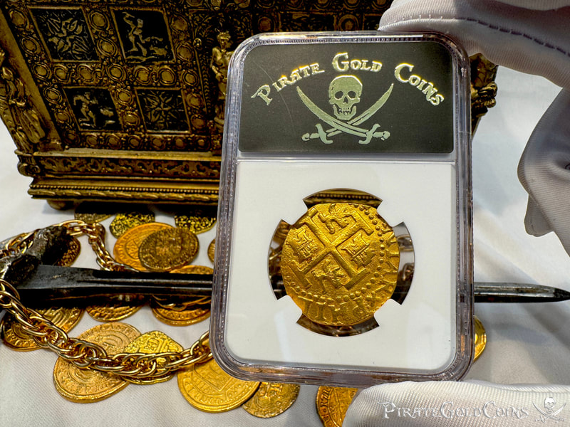 Peru 8 Escudos 1712 "1715 Fleet Shipwreck" NGC 63 30