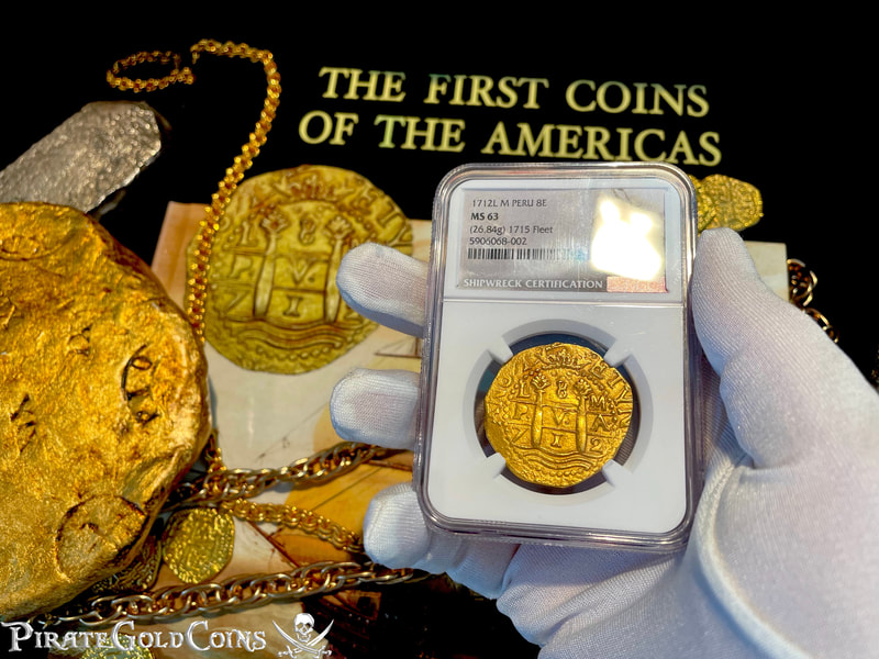 Peru 8 Escudos 1712 "1715 Fleet Shipwreck" Plate Coin Pendant 6