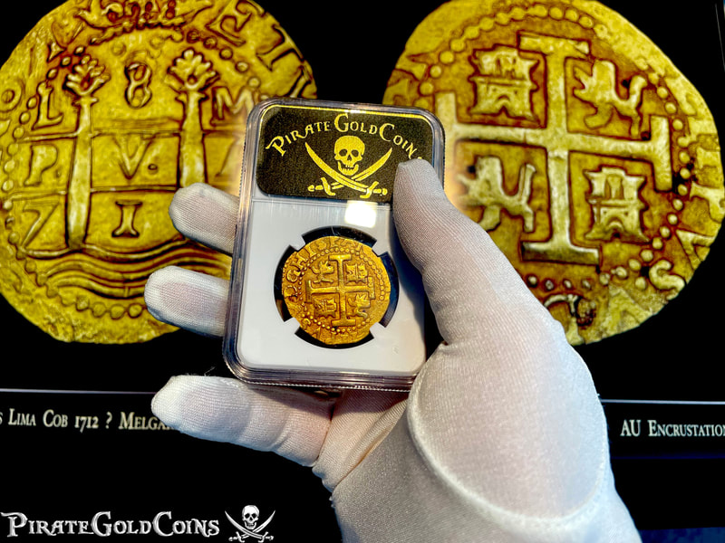 Peru 8 Escudos 1712 "1715 Fleet Shipwreck" Plate Coin Pendant 7