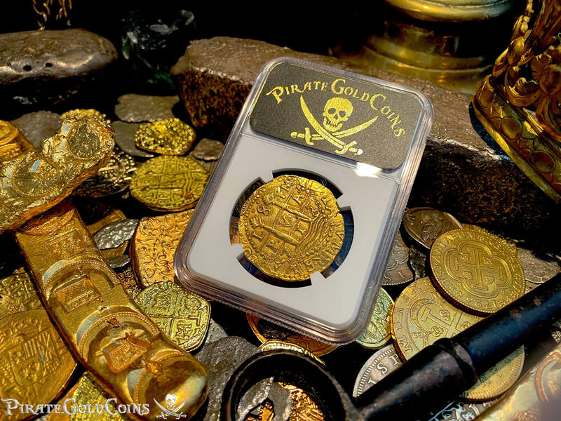 Peru 8 Escudos 1713/2 "Best Ever 1715 Fleet Shipwreck" NGC 58 13