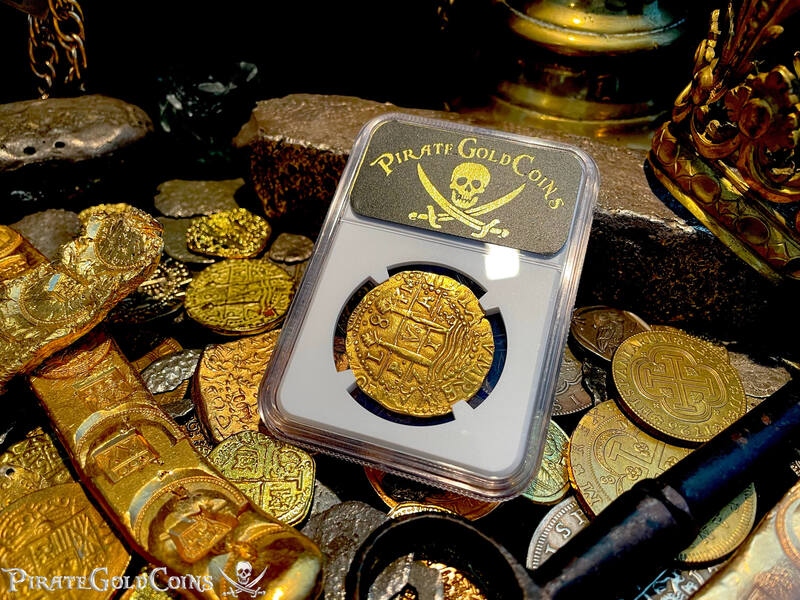 Peru 8 Escudos 1713/2 "Best Ever 1715 Fleet Shipwreck" NGC 58 14