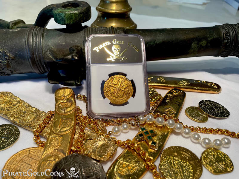 Peru 8 Escudos 1713 "Double Dated - 1715 Fleet Shipwreck" NGC 61 13