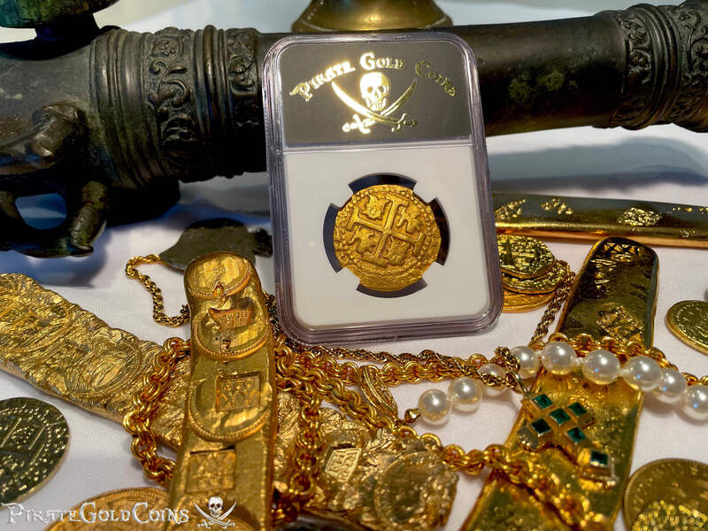 Peru 8 Escudos 1713 "Double Dated - 1715 Fleet Shipwreck" NGC 61 16