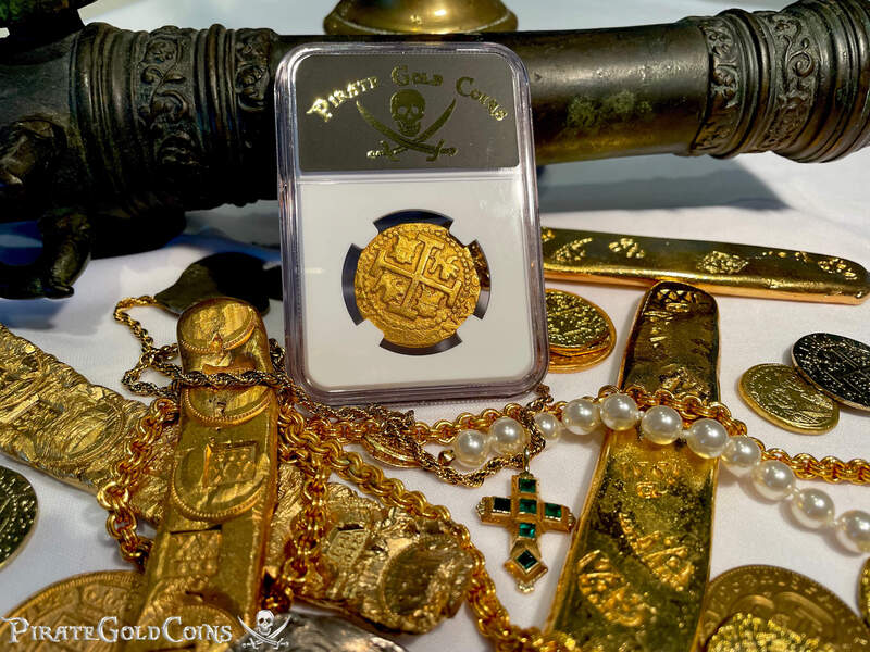 Peru 8 Escudos 1713 "Double Dated - 1715 Fleet Shipwreck" NGC 61 17