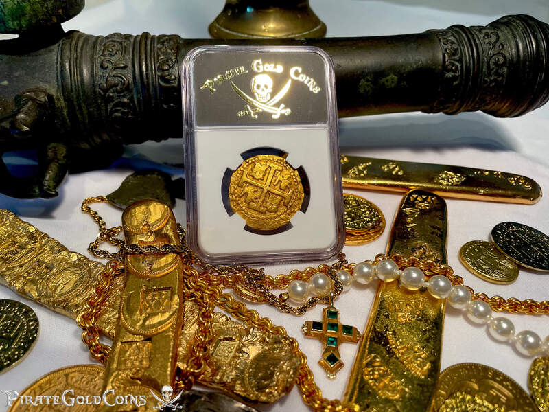 Peru 8 Escudos 1713 "Double Dated - 1715 Fleet Shipwreck" NGC 61 19