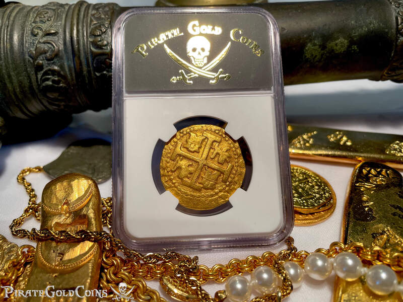 Peru 8 Escudos 1713 "Double Dated - 1715 Fleet Shipwreck" NGC 61 3