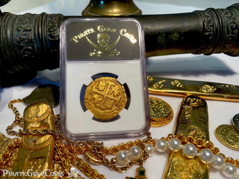 Peru 8 Escudos 1713 "Double Dated - 1715 Fleet Shipwreck" NGC 61 21