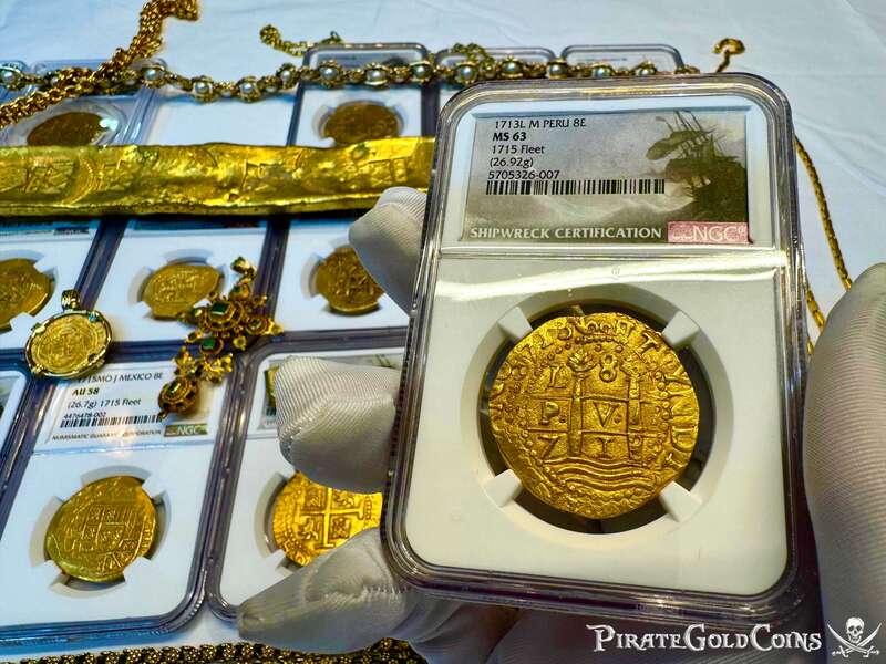Peru 8 Escudos 1713 "2nd Finest - 1715 Fleet Shipwreck" NGC 63 11