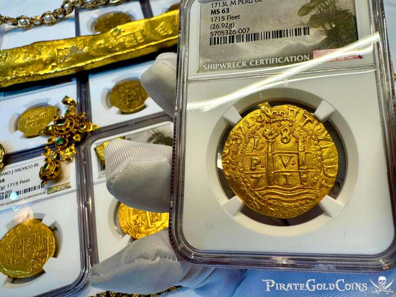 Peru 8 Escudos 1713 "2nd Finest - 1715 Fleet Shipwreck" NGC 63 27