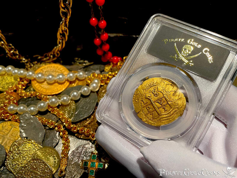 Peru 8 Escudos 1715 PCGS UNC 17