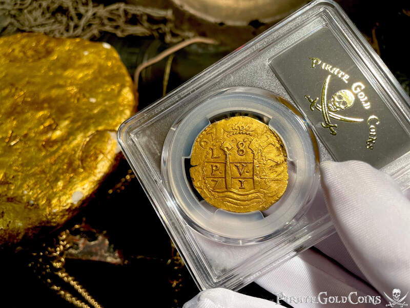 Peru 8 Escudos 1715 PCGS UNC 25
