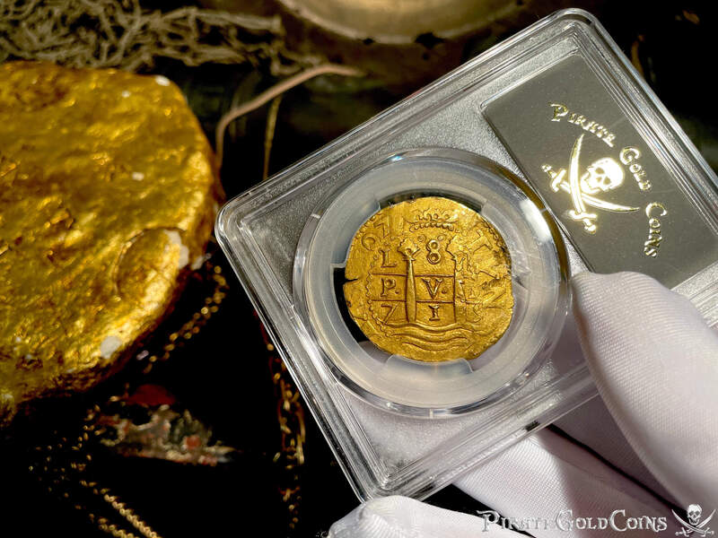 Peru 8 Escudos 1715 PCGS UNC 26