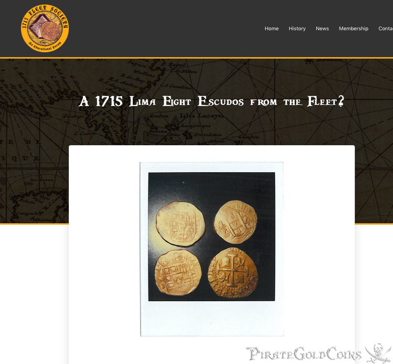 Peru 8 Escudos 1715 PCGS UNC 3